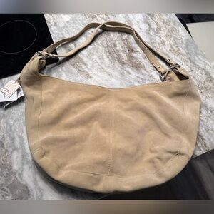 NWT FREE PEOPLE Roma Suede Tote Bag!
